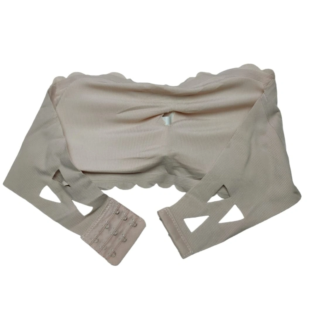 Grey back strapless push up bra