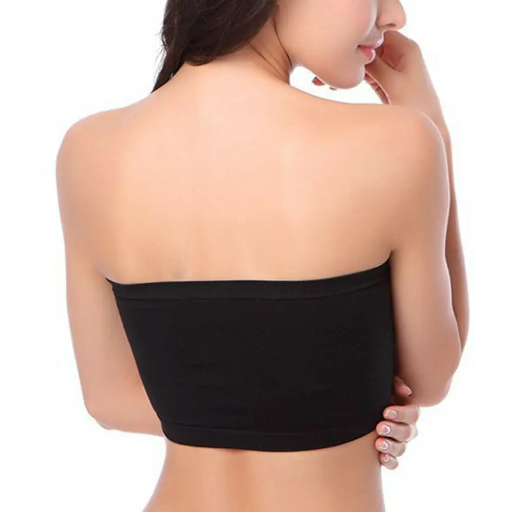 black backside strapless bra